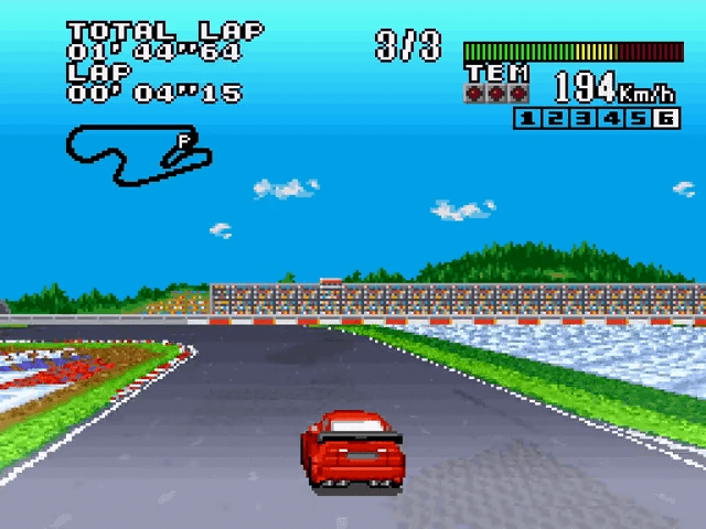GT Racing screenshot 3 for Super Famicom